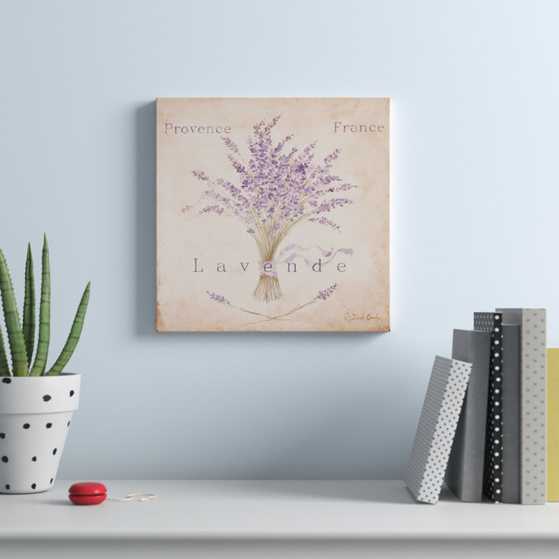 Lavende Panel by Debi Coules - Wrapped Canvas Painting, 66.04 cm H x 66.04 cm W x 1.91 cm D, No Frame
