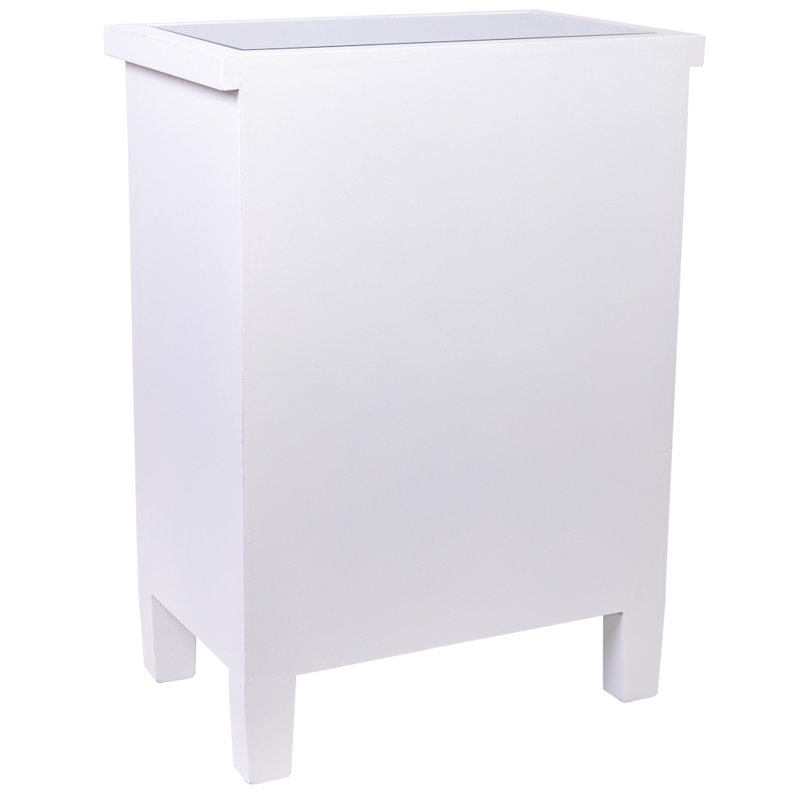 Hoschton 48cm W Manufactured Wood Bedside Table