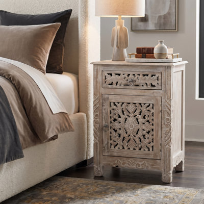 Harleen 22'' W Solid Wood Nightstand