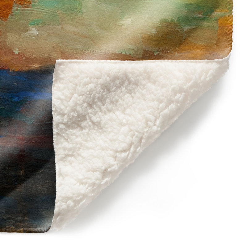 Couverture sherpa doux pour coucher de soleil 1, l 51 po x L 60 po