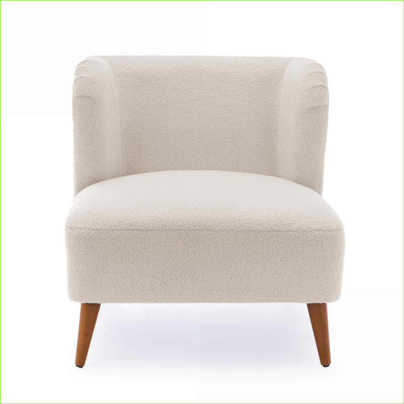 Fauteuil d'appoint rembourré Veda Boucle