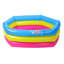 Piscine gonflable pour enfants 30 "à trois anneaux rose et jaune