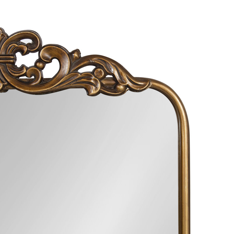 Hiciano Metal Rectangle Mirror, Gold