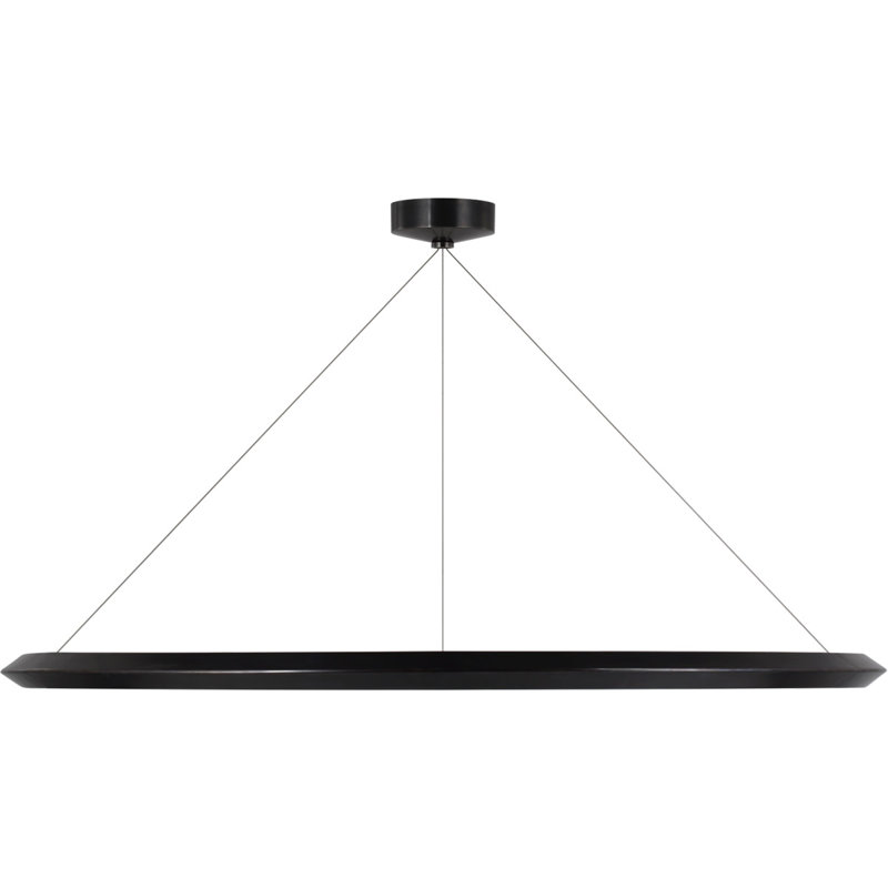 Peter Bristol Encircle 48" Ring Chandelier, Bronze