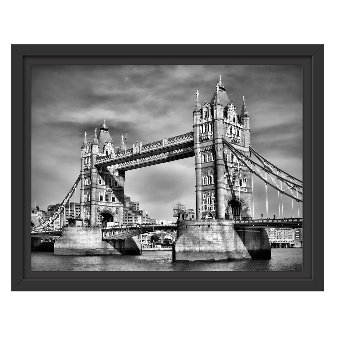 Gerahmtes Wandbild Tower Bridge