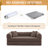 78.7" King-Size Futon Bed Corduroy Convertible Sleeper Sofa Floor Futon Couch With 2 Pillows - No Assembly Required-1191607237-1194771798