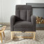 Chaise berçante moderne avec repose-pieds réglable
