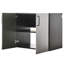 Armoire murale en métal - série, 32 po X 28 po, 20 po, finition gris métallique, fonction, eau et chaleur, série de bandes à bords épaissis, gris, sans effort,