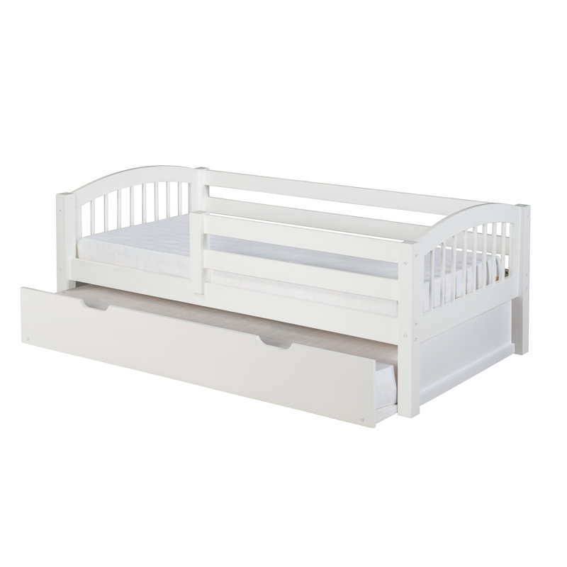 Friedemar Kids Twin with Trundle, White