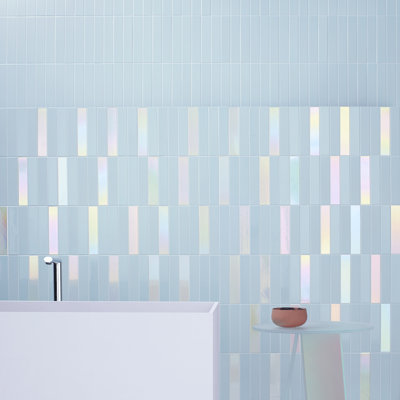 Spectre Glow Mix  2" x 10" Subway Wall Tile