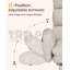 Ergonomic Office Chair, Big and Tall High Back Computer Executive Desk Chair with Foot Rest, Adjustable Headrest, Storage Flip-Up Armrests, Wide Seat Cross Legged, Tilt Lock-309459039-309459026