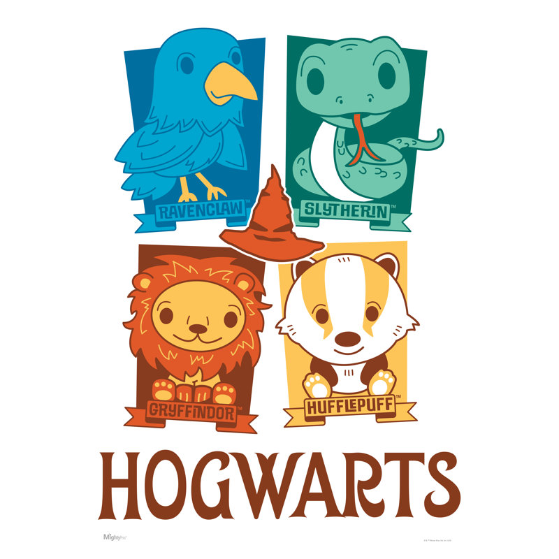 Décoration murale Harry Potter, Chibi Poudlard