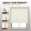 ndoor Blackout Roller Shade for Windows, Trimmable Custom Fit Window Blind with Light Blocking & Privacy-2023318421-2023317602