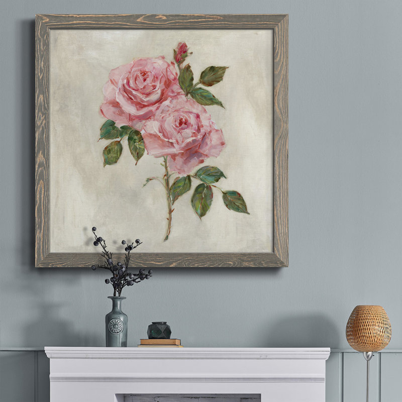 Spectrum Colors I - Peinture sur toile encadrée, Cadre gris, H 34,5 po x l 34,5 po x P 1 po