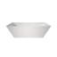 Baignoire autoportante Fslefay 67'' en acrylique, baignoire profonde avec bonde chromé à clapet et trop-plein intégré pour salle de bain spa, blanc brillant