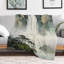 Jeté en flanelle Misty Pine Waterfall Luxury-134404600