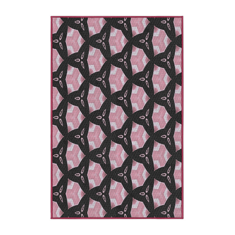 Tapis rose Gotterdammerung, Rectangle 5 pi x 7 pi