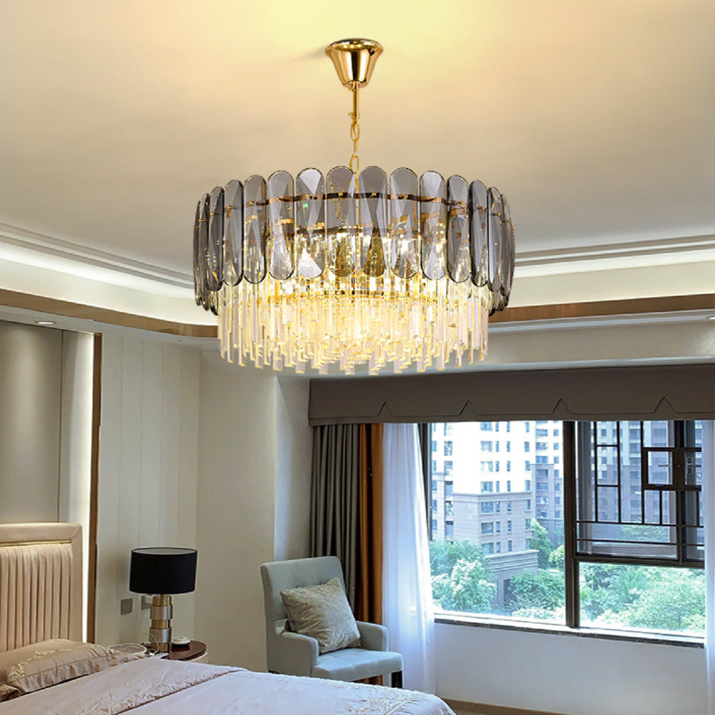 Lustre en cristal Crystal, Noir