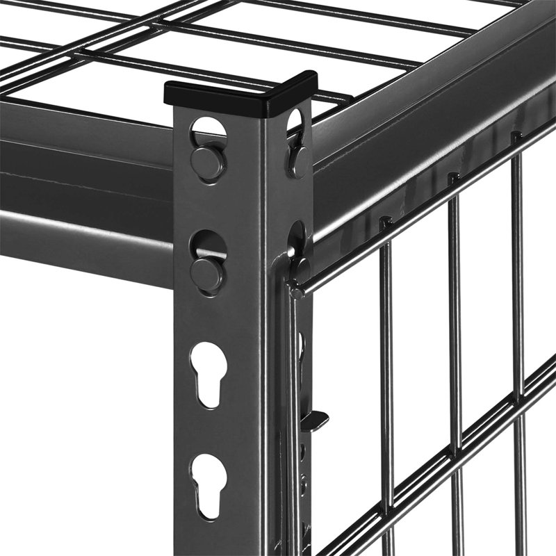 Étagères de garage robustes et réglables à 4 niveaux avec capacité de charge de 2400 lb, durables et faciles à assembler