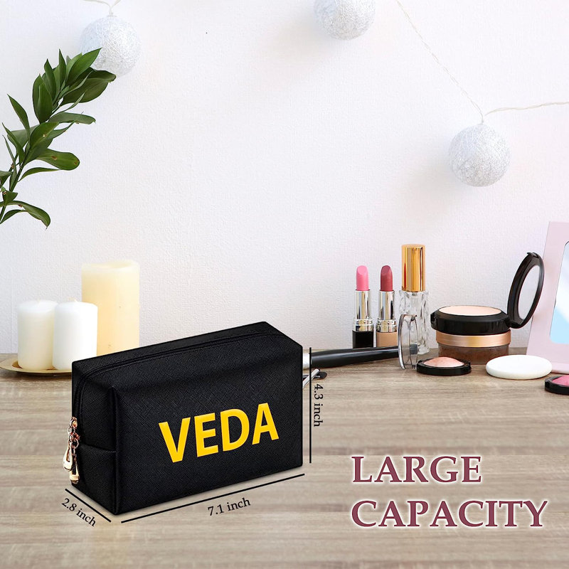 Chrishaunda Fabric Makeup Organizer, Black, Yes