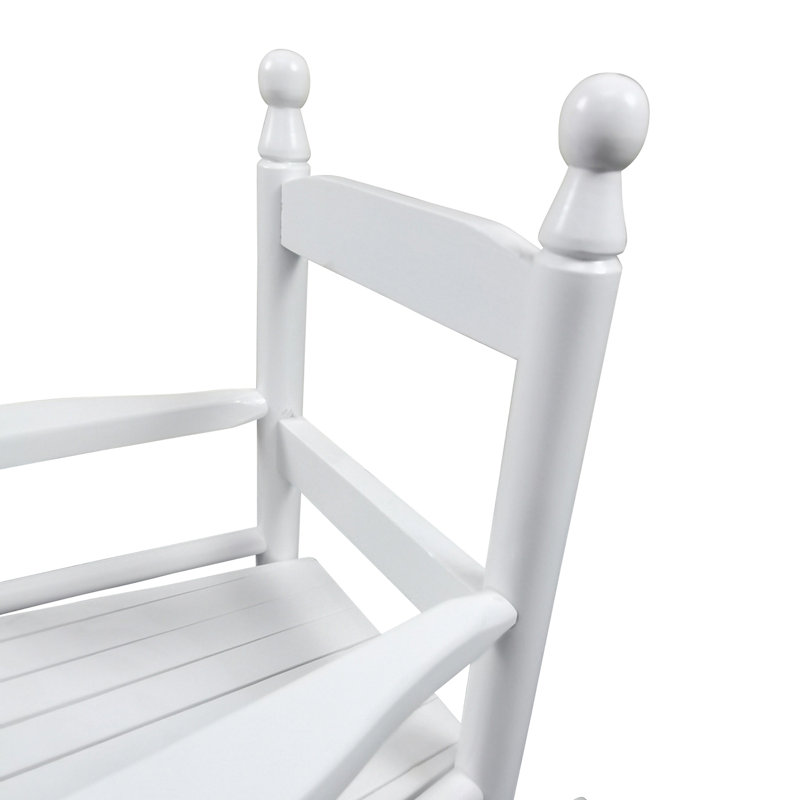 Chaise berçante pour enfants, Blanc