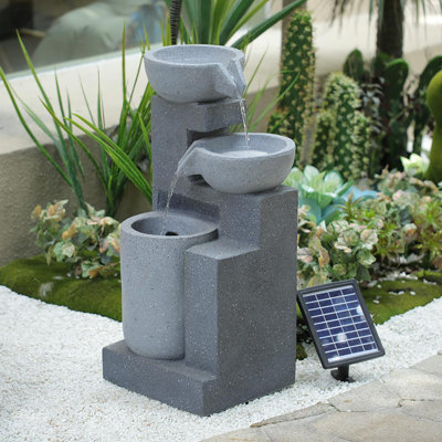 Mele Outdoor Weather Resistant Cascade Fountain