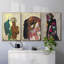 «Woman Strong I», reproduction sur toile 3 pièces-91891168-91891169
