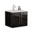 Glamora 24-Inch Wall-Mounted Vanity With Soft-Close Hinges And Durable Construction-123836435