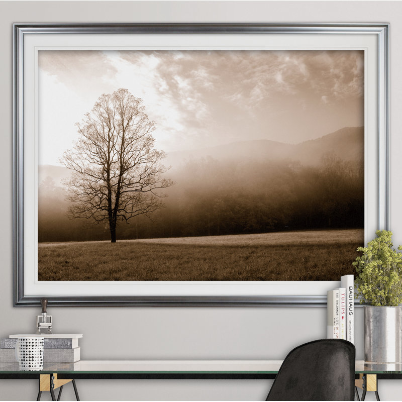 Meadow Solace - reproduction de cadre photo, Argent, H 30 po x l 40 po x P 1,5 po
