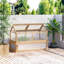Lit de jardin surélevé avec serre en polycarbonate Outsunny