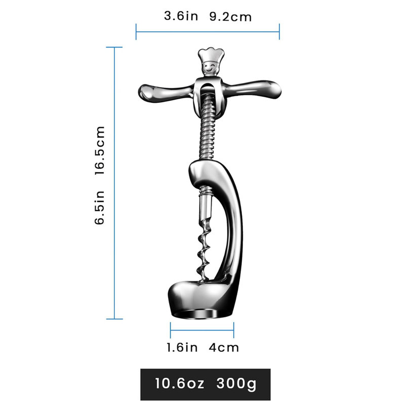 Tire-bouchon en acier inoxydable