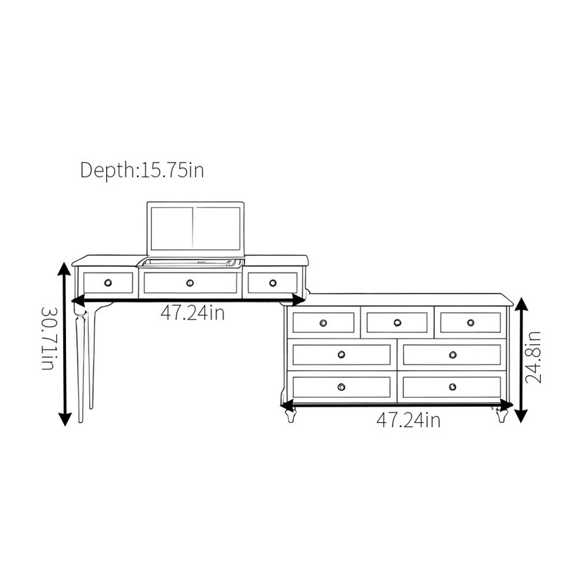 Commode rétro