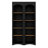 Free Standing 5 Tier Bookshelves, Bookcases Set Of 2, Farmhouse Two-Tone Storage Cabinet With Adjustable Shelves, Modern 72"H Kitchen Pantry Cabinet For Living Room, Home Office, Black-685128194