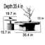 Ensemble de tables basses Mid-Century Creative