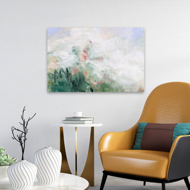 Morning Mist No. 1 - Abstracts Diptychs Ensembles, art vert, H 24 po x l 16 po