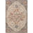 Sorrento Oriental Machine Made Power Loom Polyester Area Rug in Ivory/Fiesta-78565238