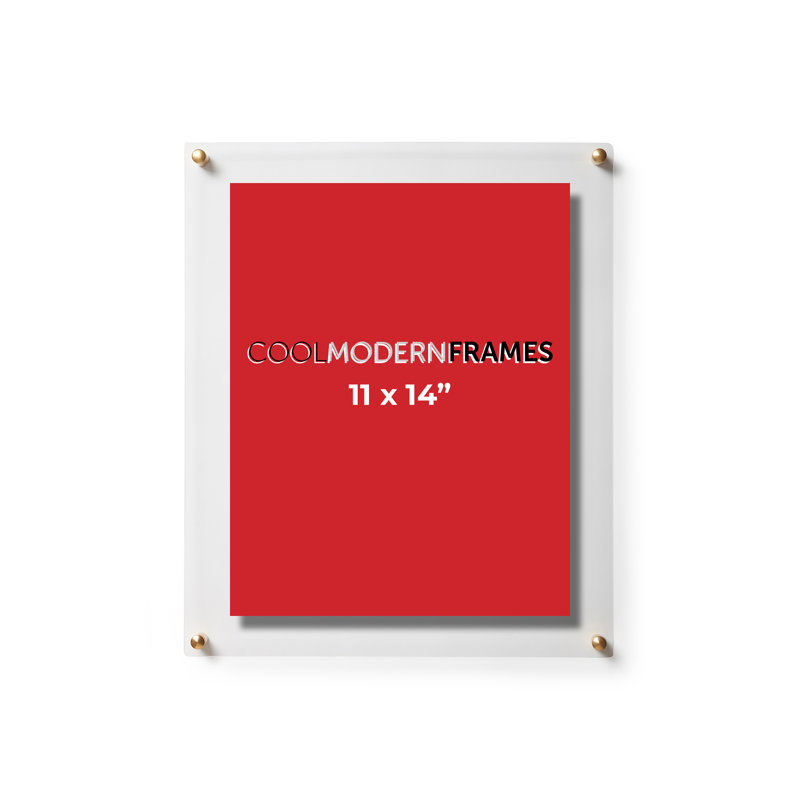 Picture Frame - Set of 5, 11" x 14", Clear/Gold