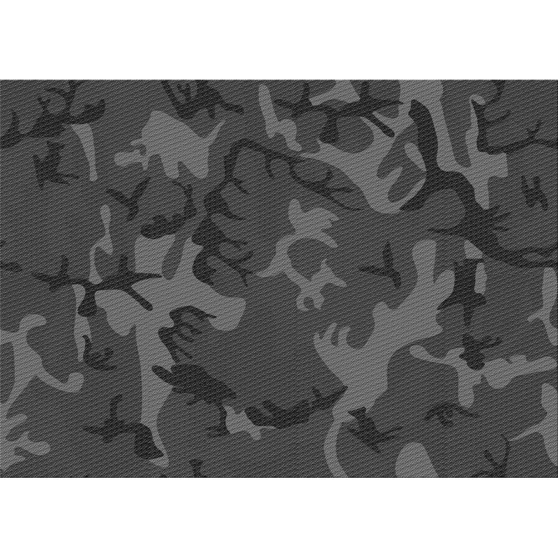 Tapis 100% à motifs lavables à la machine 2989 WSHPAT665GRY, Rectangle 3 pi x 5 pi