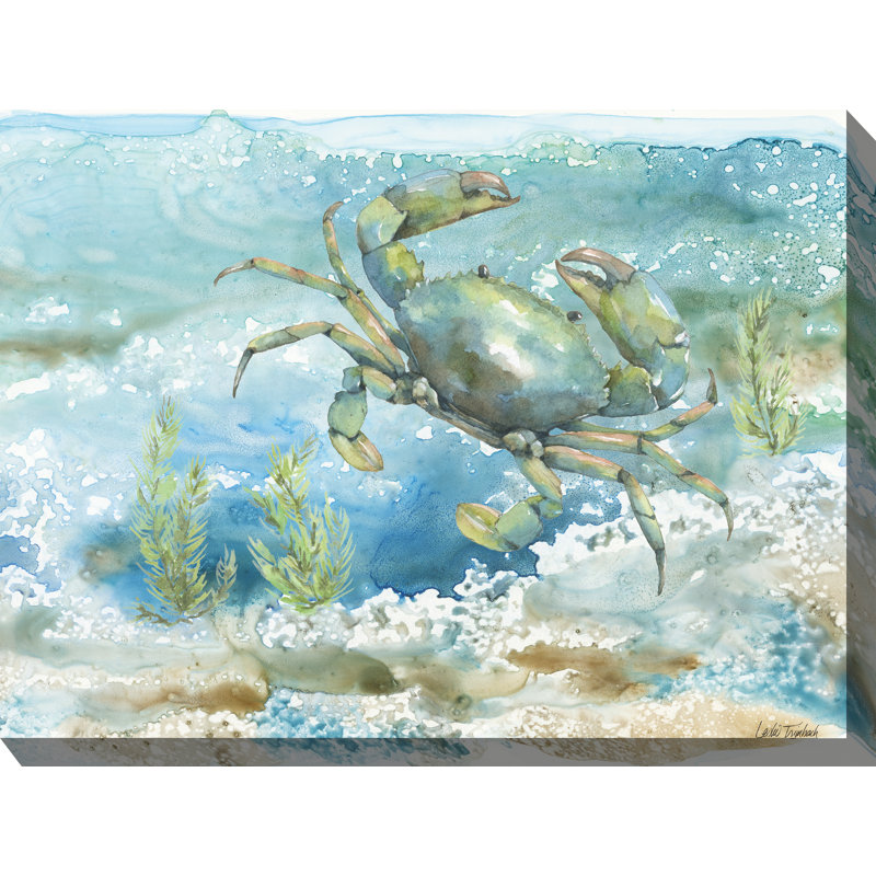 Art sur toile crabe Sea Life