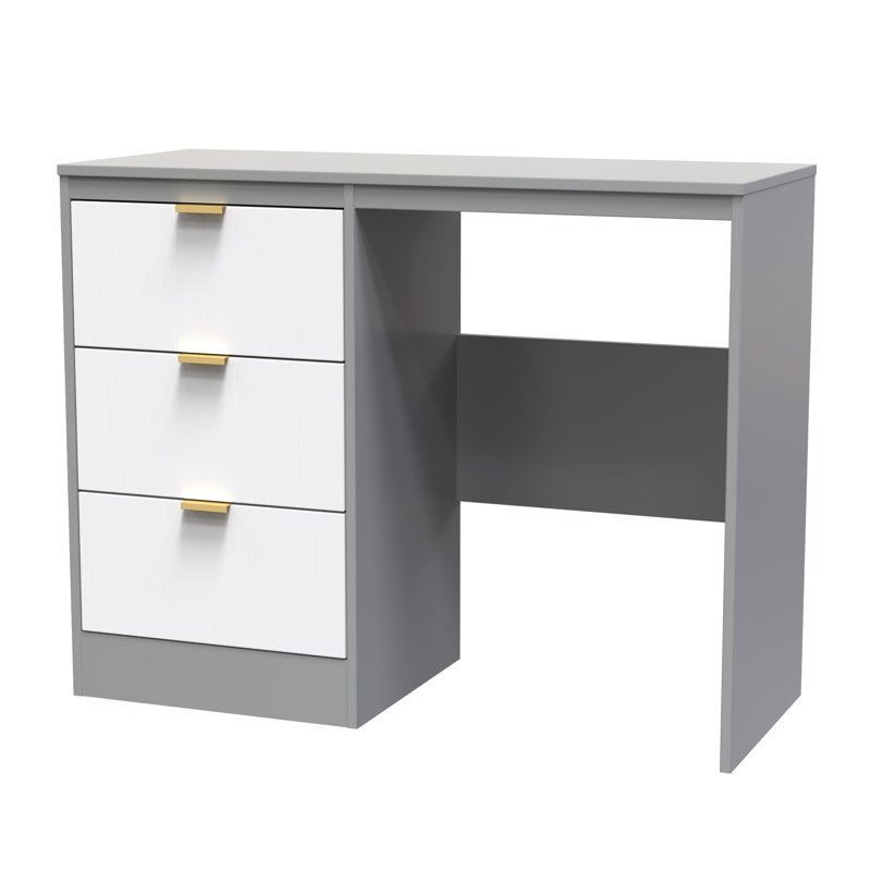 Bicknas Dressing Table, White/Dusk Grey