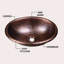 Lavabo de salle de bain Wallace de 17 po, lavabo rustique en cuivre pur martelé à la main, à encastrer ou à poser sur un comptoir-134955613