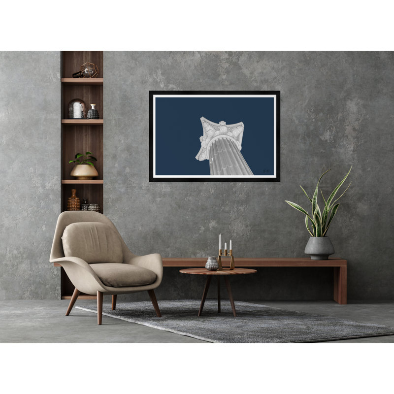 Indigo Corinthian Print by Tim Klein