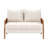 Upholstered Loveseat-1940721742