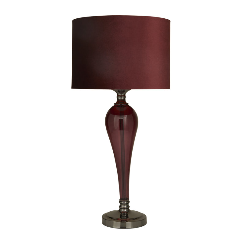 Lampe de table en velours Glam