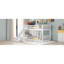 Lit superposé simple au-dessus de simple avec glissière et échelle convertibles, blanc (ancien SKU: SM000213)