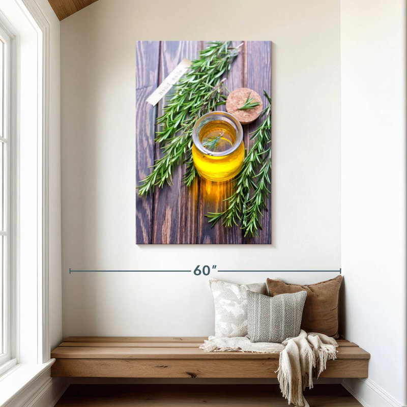 Huile de romarin faite maison Yarlin, H 45 po x l 30 po