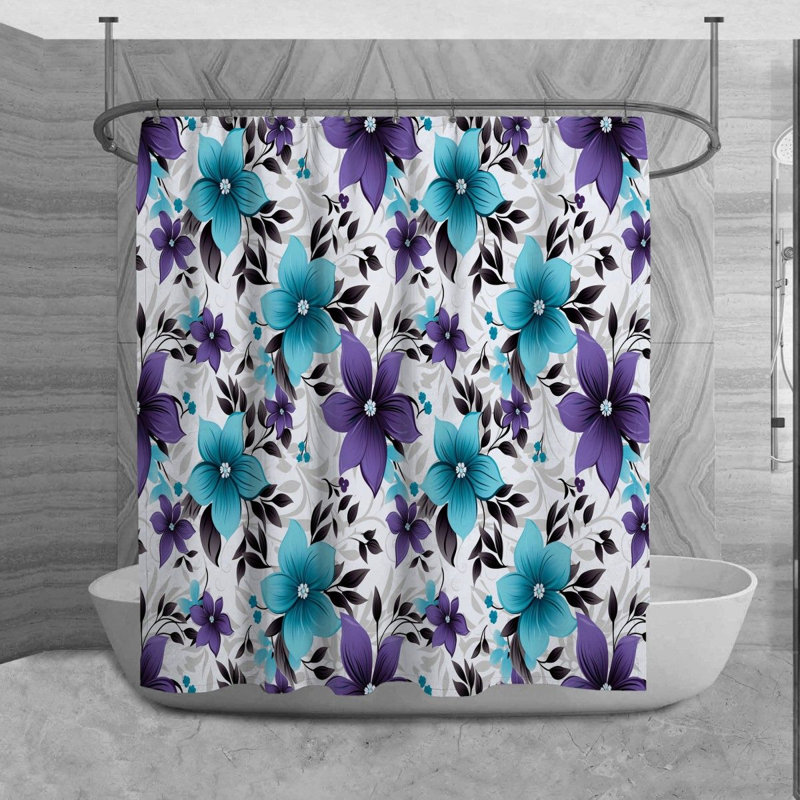 Rideau de douche Roselind, H 73 po x l 70 po