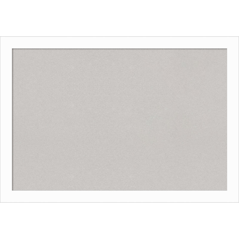 Petit tableau d'affichage mural en liège mural, Bois blanc, 25 po x 33 po