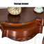Console noyer massif et bois manufacturé