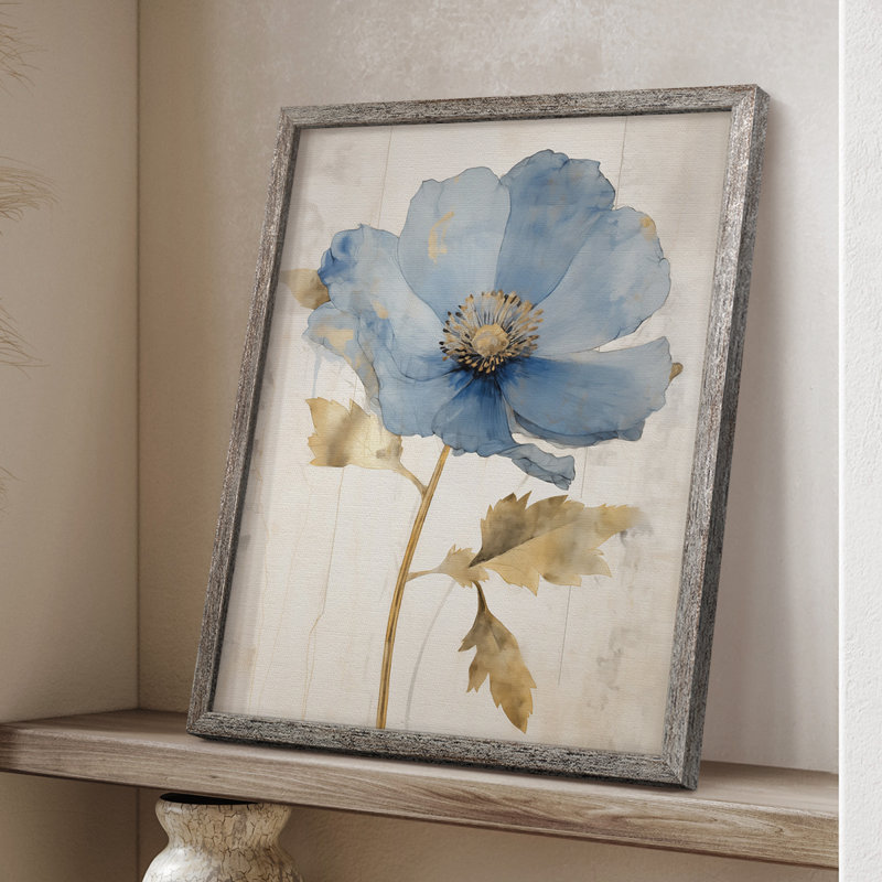 Impression encadrée FLORAL Series - bois massif, H 11 po x l 9 po